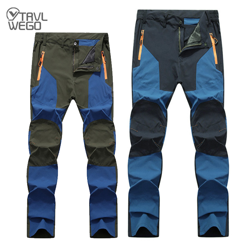 Fishing Pants Waterproof - TRVLWEGO celana Hiking pria, celana berkemah